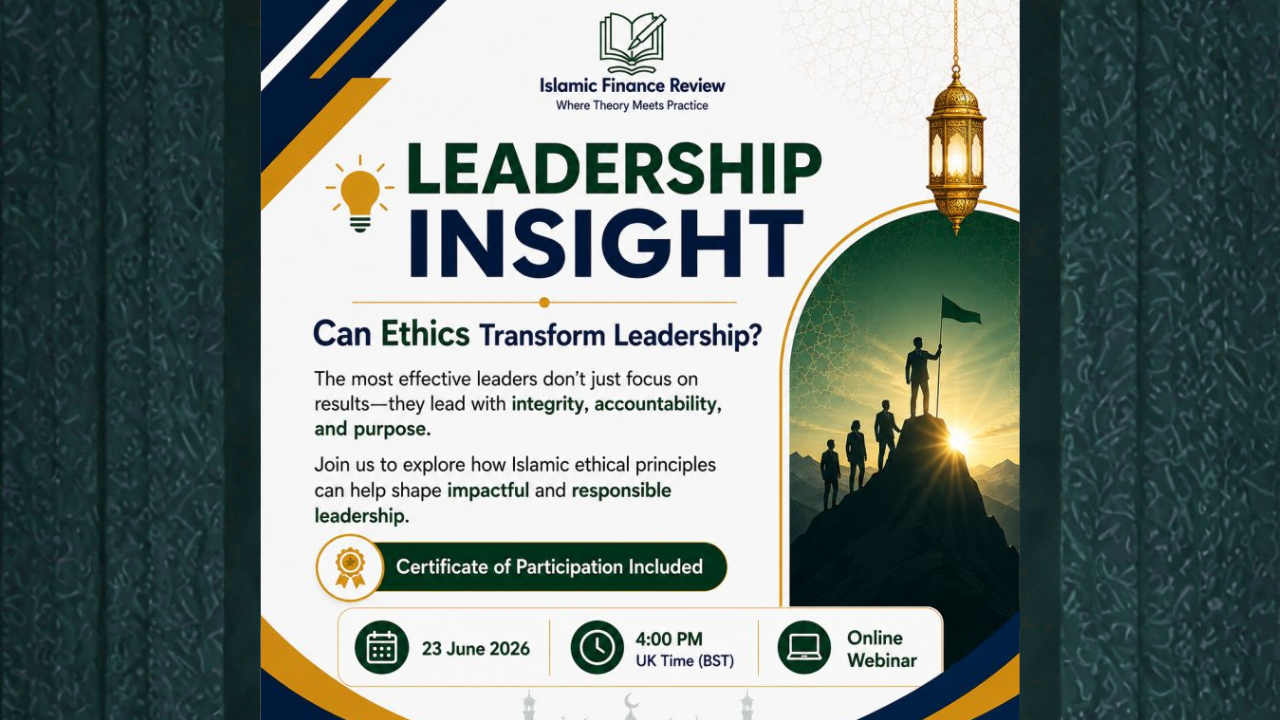 Online webinar on ethical leadership governance and values-based decision-making.