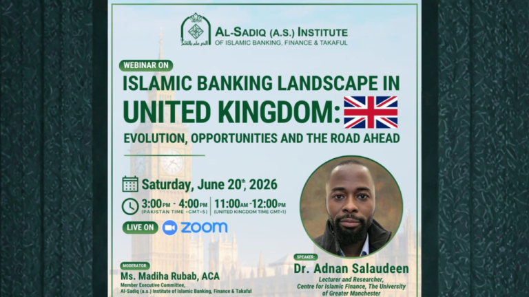 Online webinar exploring the evolution and future of Islamic banking in the United Kingdom