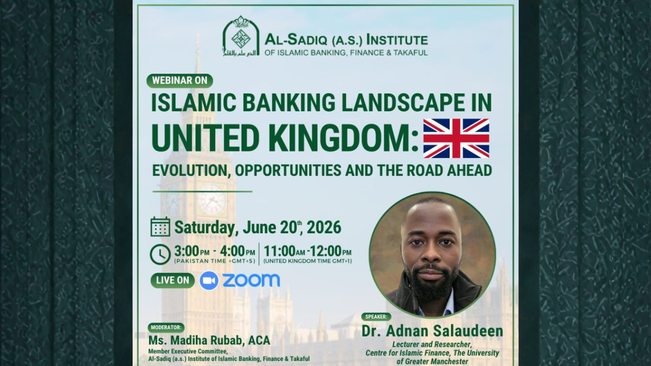 Online webinar exploring the evolution and future of Islamic banking in the United Kingdom