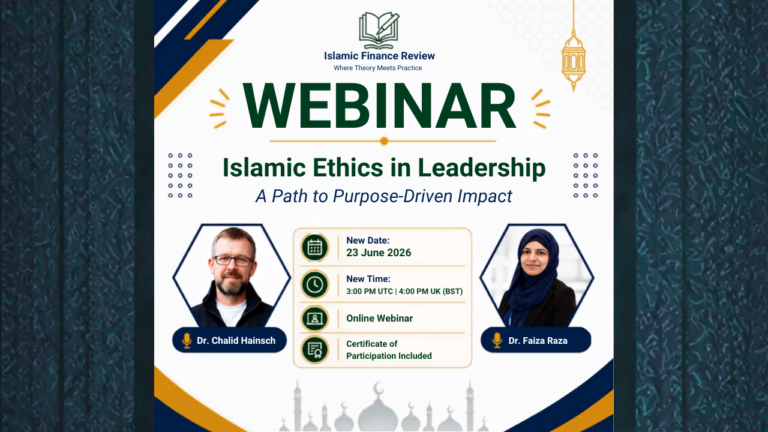 Online webinar on Islamic ethical leadership and purpose-driven decision-making