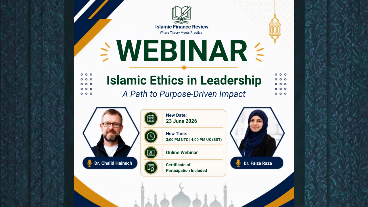 Online webinar on Islamic ethical leadership and purpose-driven decision-making