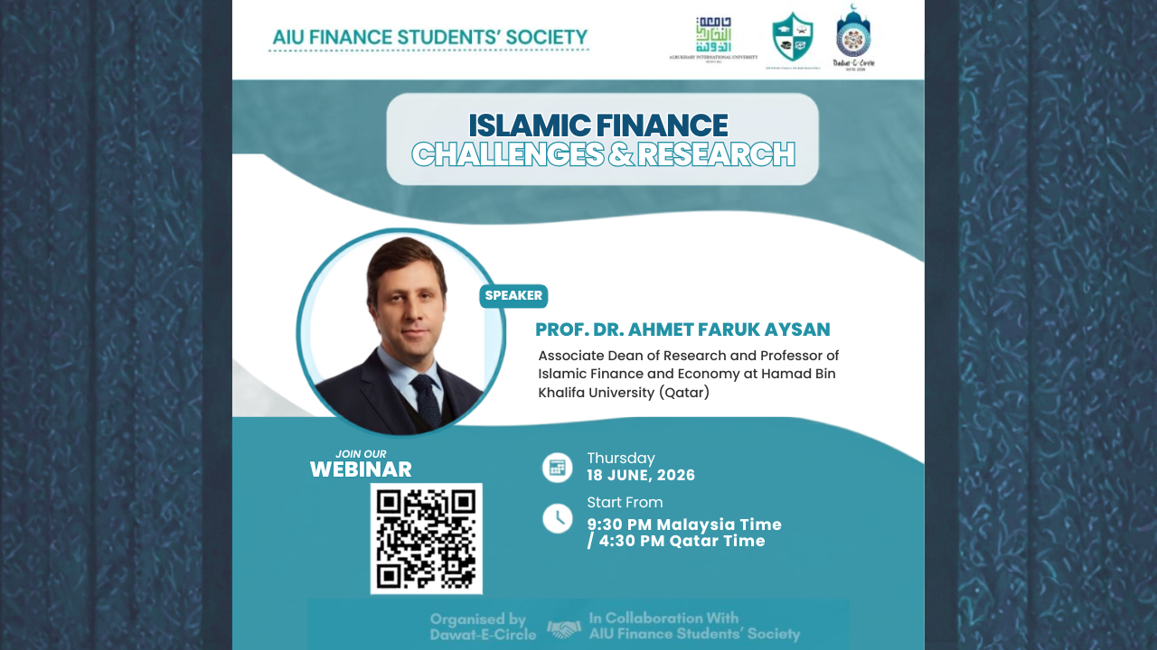 Online academic webinar on Islamic finance challenges and research directions