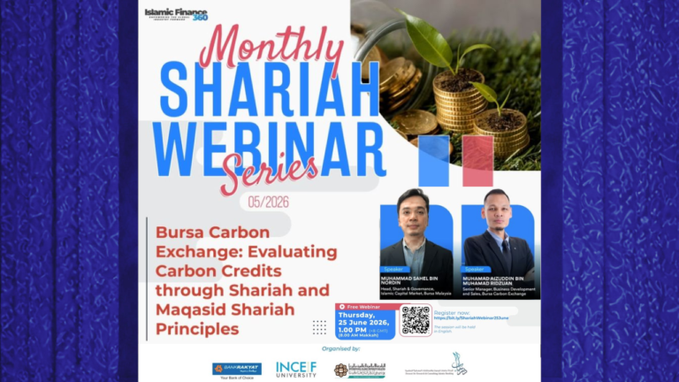 Online webinar discussing Bursa Carbon Exchange through Shariah and Maqasid Shariah principles