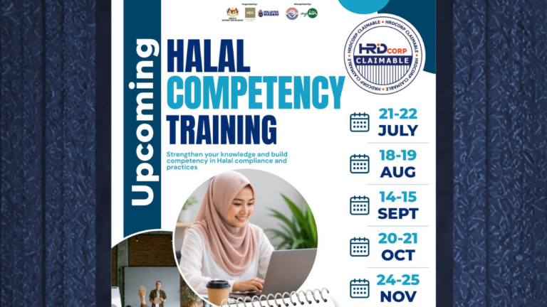 Online Halal Competency Training covering halal compliance and management practices.