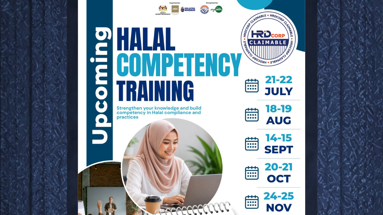 Online Halal Competency Training covering halal compliance and management practices.