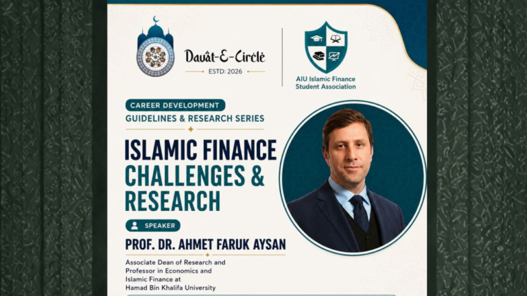 Online webinar on Islamic finance challenges and research featuring Prof. Dr. Ahmet Faruk Aysan