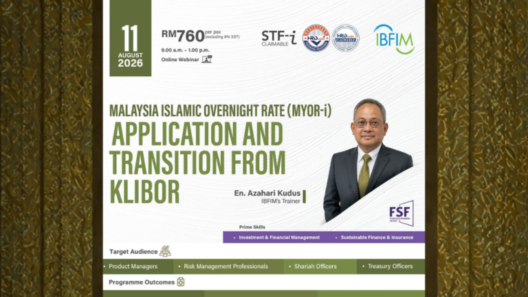 Islamic finance training on MYOR-i transition from KLIBOR organized by IBFIM