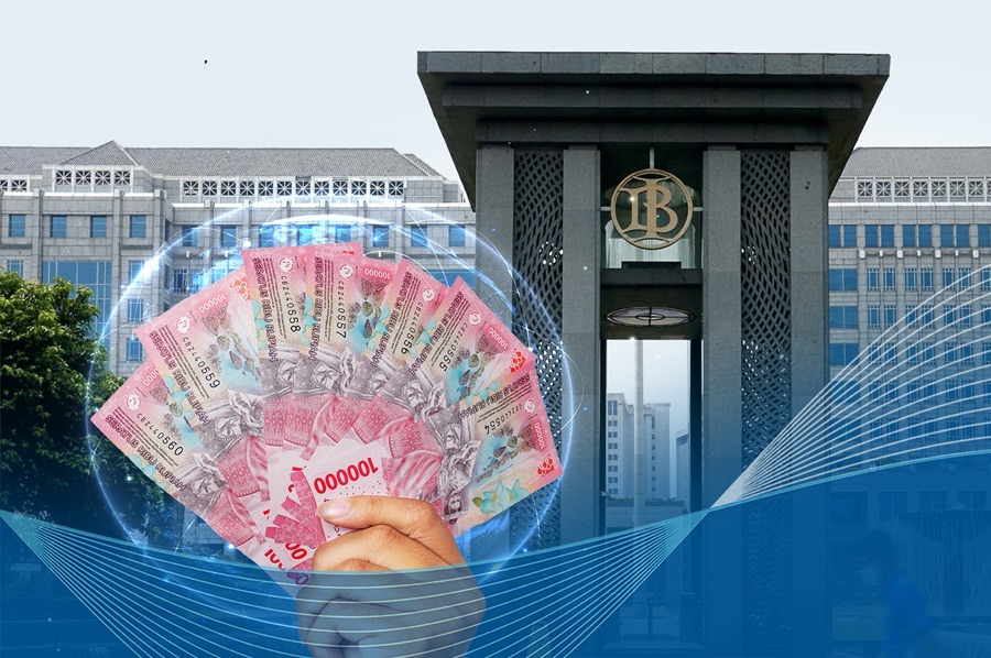 Bank Indonesia headquarters following the release of June 2026 broad money statistics.