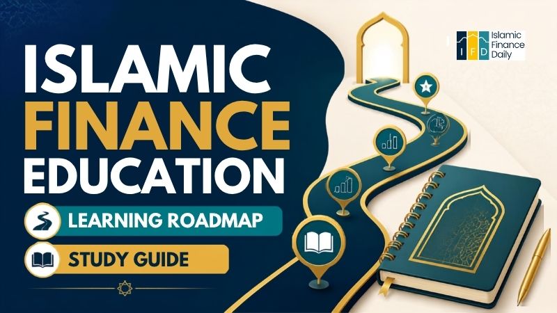 Learning roadmap for students showing a step-by-step approach to studying Islamic finance.