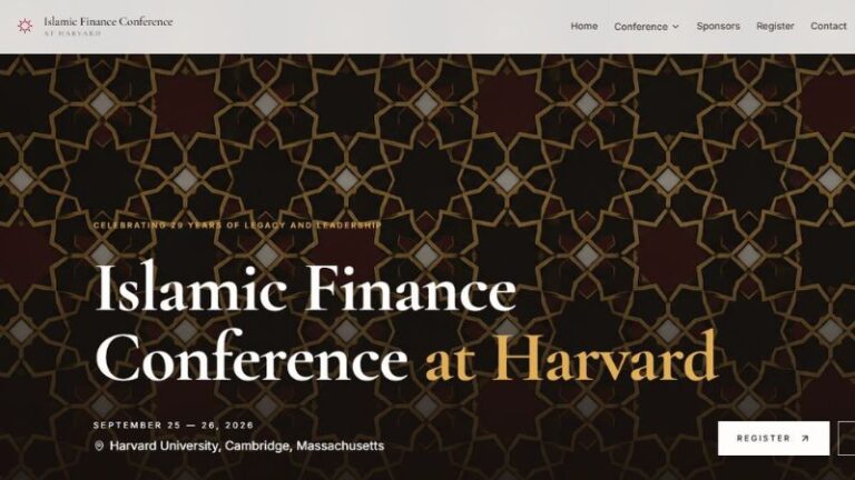 2026 Harvard Islamic Finance Conference at Harvard University